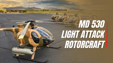 MD 530 light attack rotorcraf