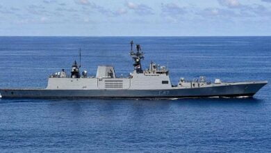 Indian Navy Ship INS Satpura Arrived In Australia For A Multi-country Exercise