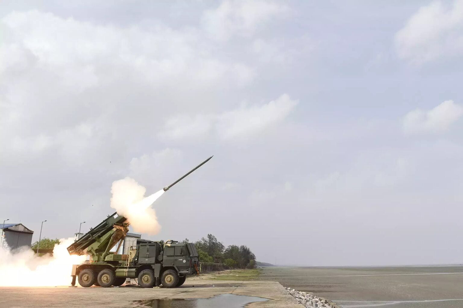 The Pinaka missile system that will be deployed at India’s borders