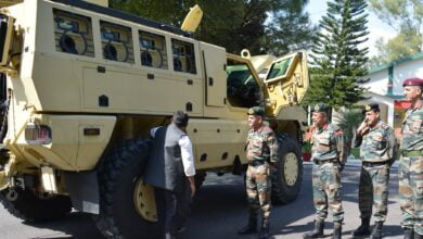Bharat Forge Gives Indian Army 16 Kalyani M4 Vehicles For UN Peacekeeping