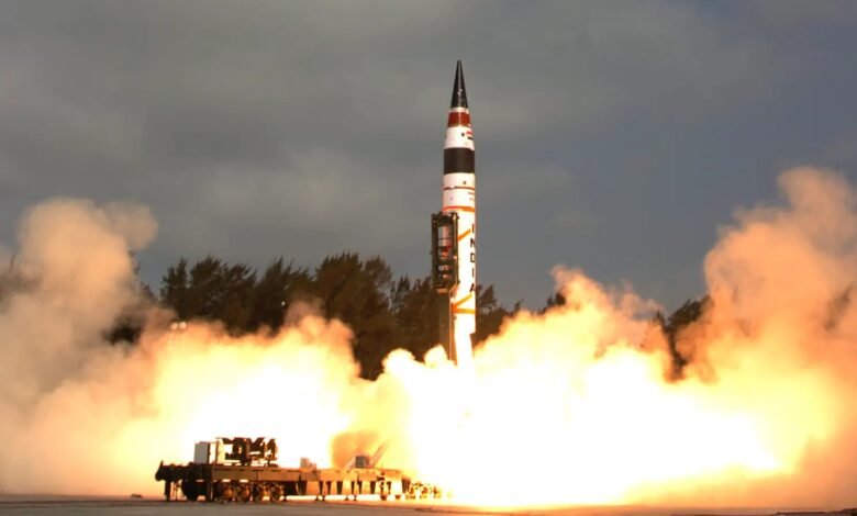 India Tests The Agni V Missile Successfully Despite Tensions With China On Their Border