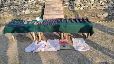 The Indian Army Recovers A Huge Stash Of Weapons And Ammunition In Kashmir's Uri Sector
