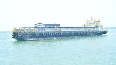 Indian Navy Gets Its First Missile Cum Ammunation Barge Improves Operational Preparedness