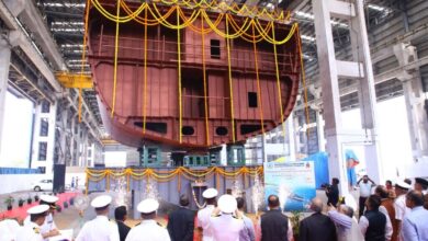 The Indian Navy Puts The Keel Down On Two Multi-Purpose Ships