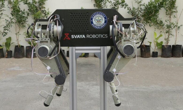 Hyderabad Company With DRDO Labs Builds India's First Quadruped Robot And Exo-Skeleton