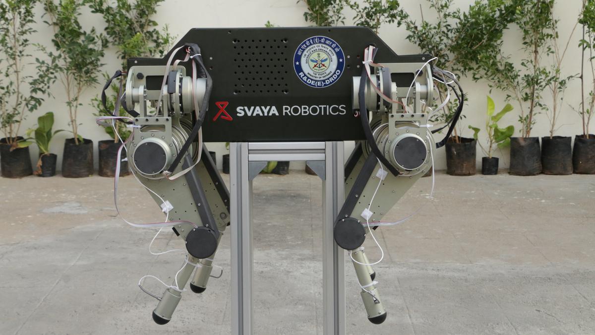 Hyderabad Company With DRDO Labs Builds India's First Quadruped Robot And Exo-Skeleton