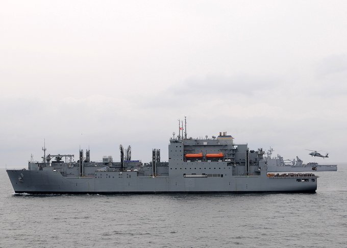 The US Navy Ship Mathew Perry Finishes Repairs At L&T's Shipyard Near Chennai