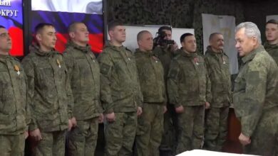 Sergey Shoigu, Russia's Defense Minister, Makes Rare Visit To Frontline Troops