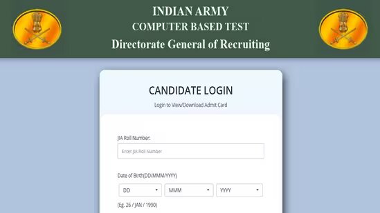 Indian Army Agniveer Admit Card 2023 At joinindianarmy.nic.in.