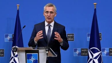 After Russian Invasion, NATO Chief Visits Kyiv