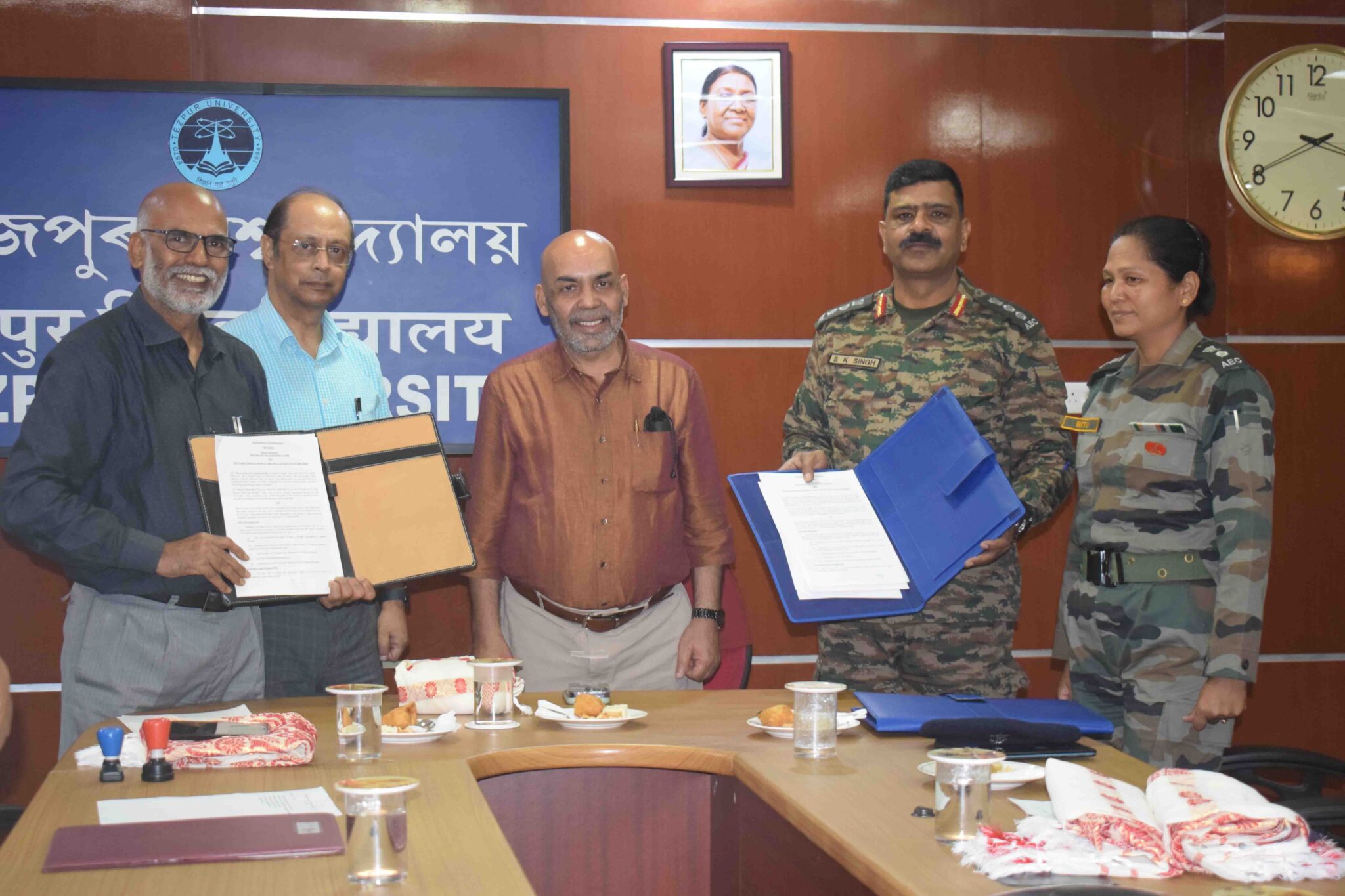 Tezpur University And Indian Army Sign MoU On Chinese Language Training For Army Troops
