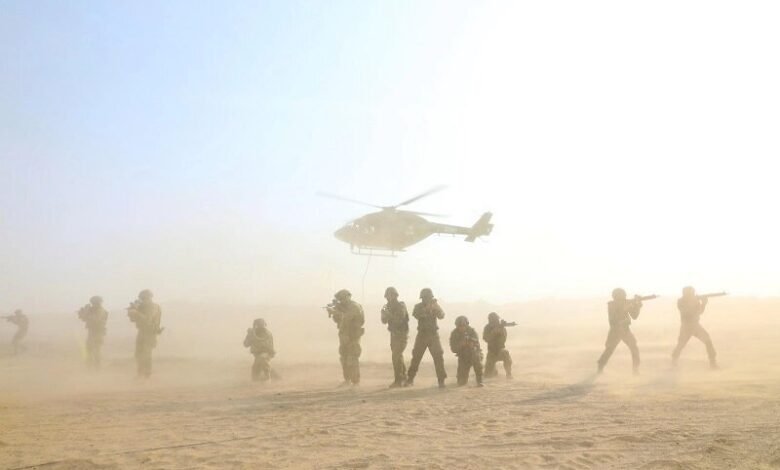 Indian Army And IAF Join Forces In Joint Exercise Along Western Borders