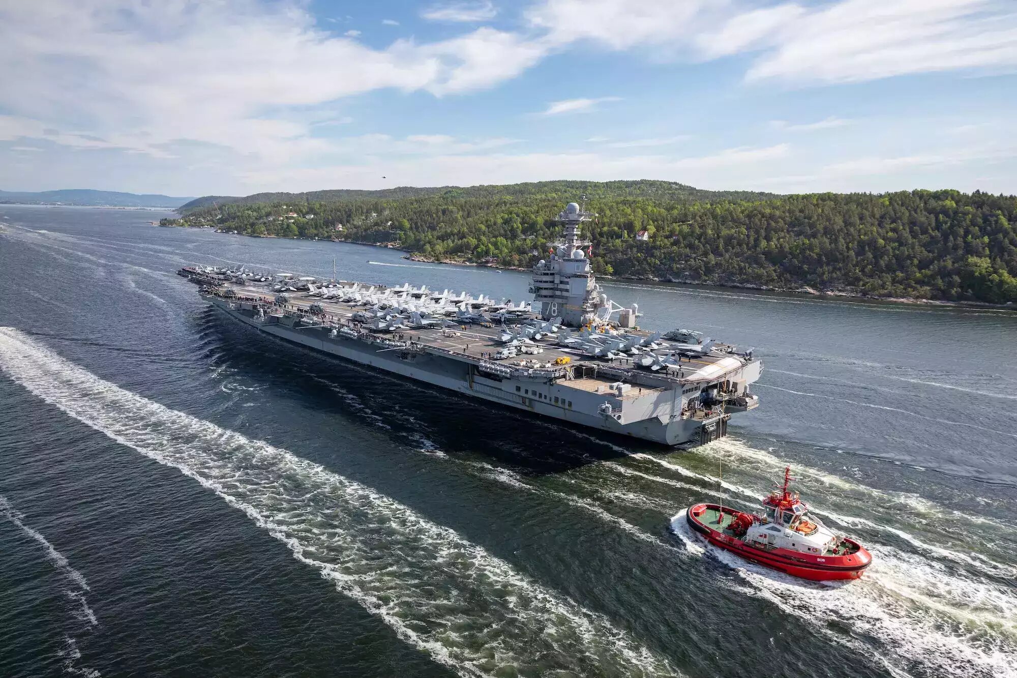 Allied Unity Afloat: US Aircraft Carrier Joins NATO Drills In Norway