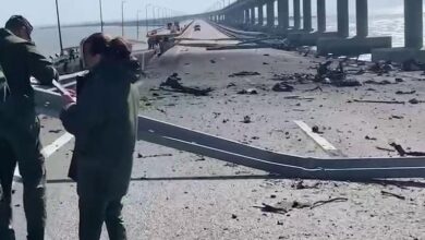 Crimean Bridge Struck By Missile Assaults, Russia Blames Ukraine