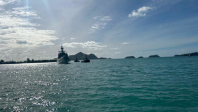INS Trishul Arrives In Seychelles To Participate In Seychelles National Day Celebrations On 29 Jun 23