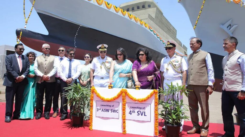 Fourth warship of Indian Navy ‘Sanshodhak’ launched