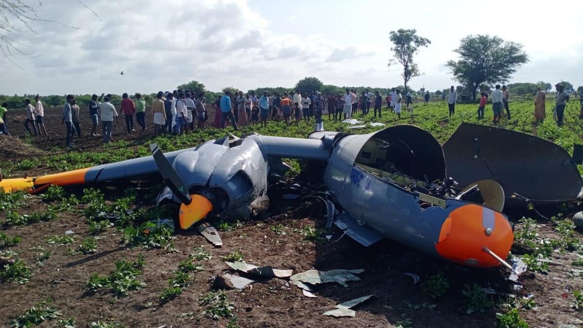Tapas UAV Test Flight Crash Shakes Chitradurga, Karnataka