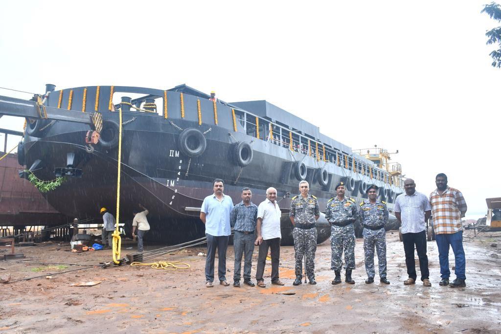 Make In India Triumph: Indian Navy Unveils Second Indigenous Missile Cum Ammunition Barge