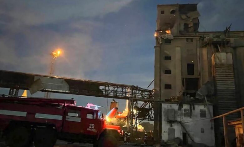 Ukraine War: Drones Target Grain Stores In Odesa, Near Romania Border