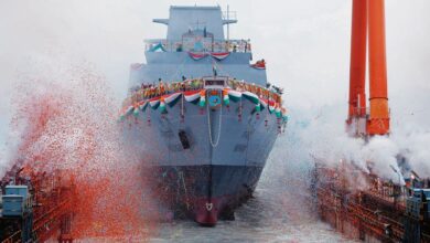 Indian Navy's Cutting-Edge Stealth Frigate 'Mahendragiri' Successfully Launched