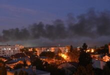 Russian Attack Sparks Deadly Blaze In Lviv, Ukraine