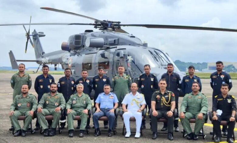 Indian Navy's Advanced Light Helicopter Arrives In Sri Lanka After Combat Ship