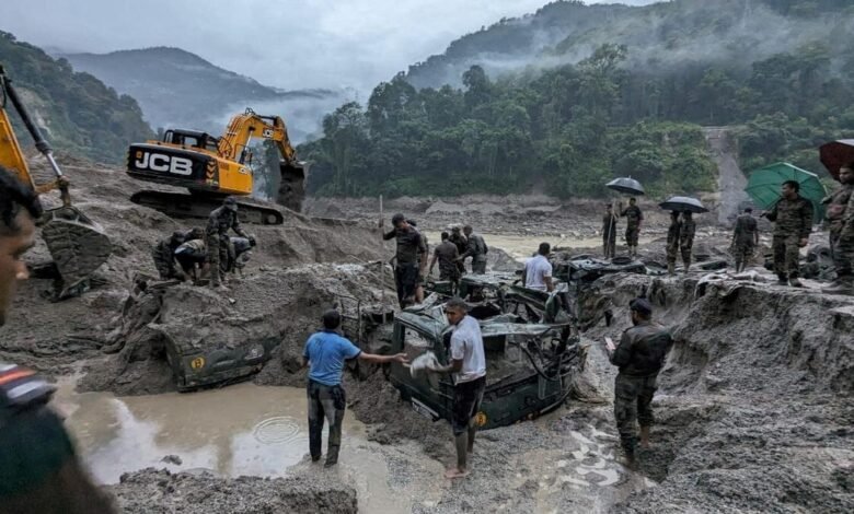 Search For 22 Missing Army Personnel Continues In Sikkim