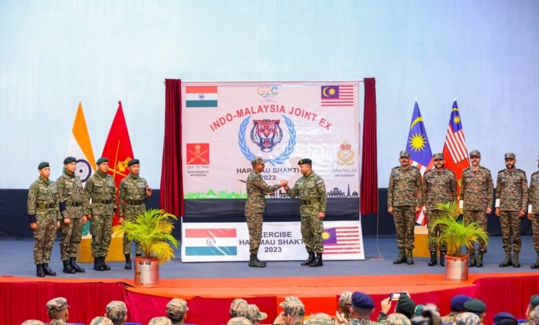 Indian And Malaysian Armies In Meghalaya For Exercise Harimau Shakti-2023