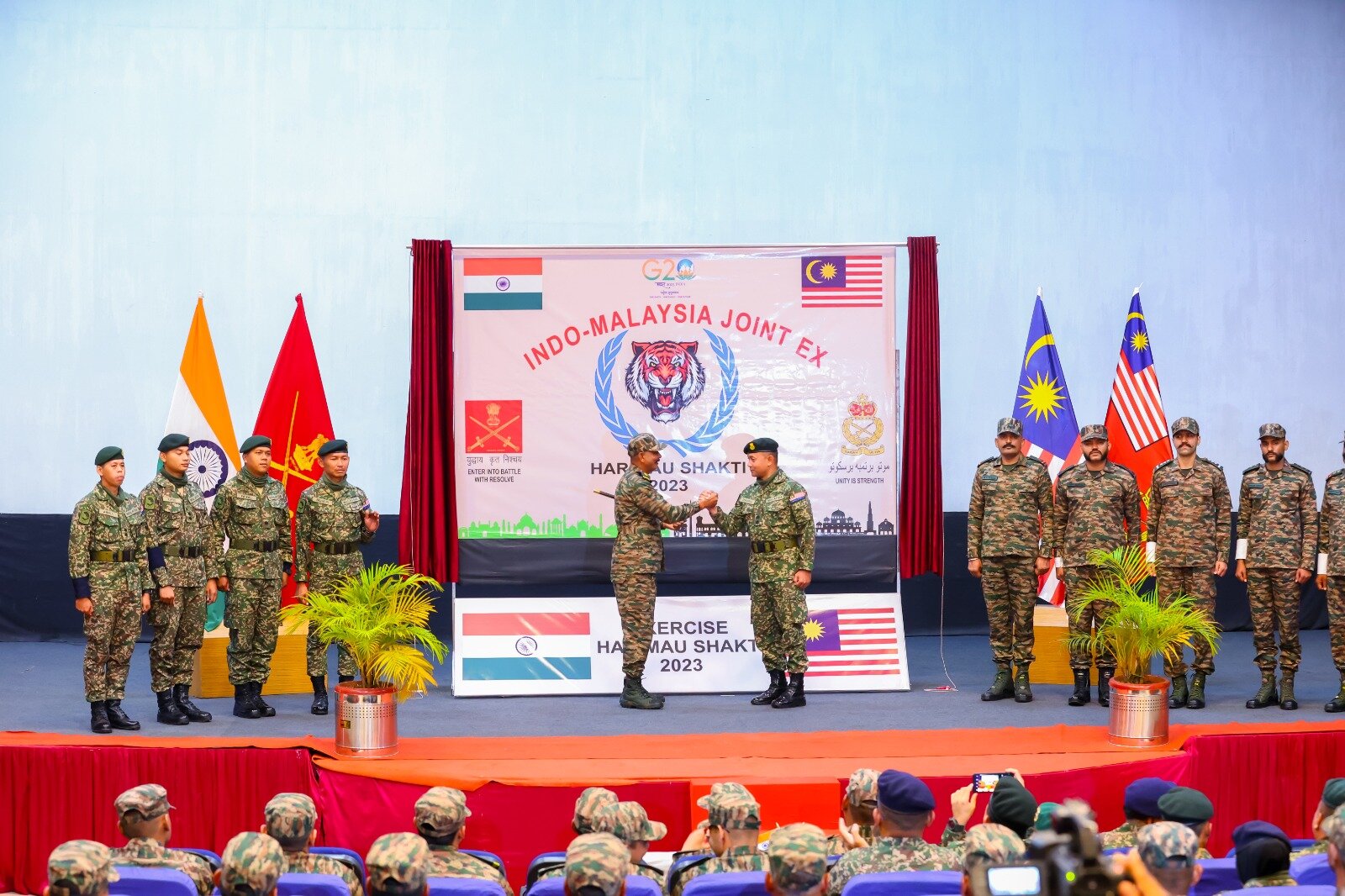 Indian And Malaysian Armies In Meghalaya For Exercise Harimau Shakti-2023