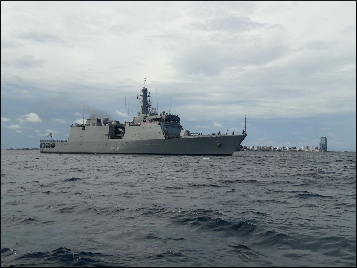 INS Sumedha's Goodwill Visit To Namibia Strengthens Ties On Extended Range Op Deployment