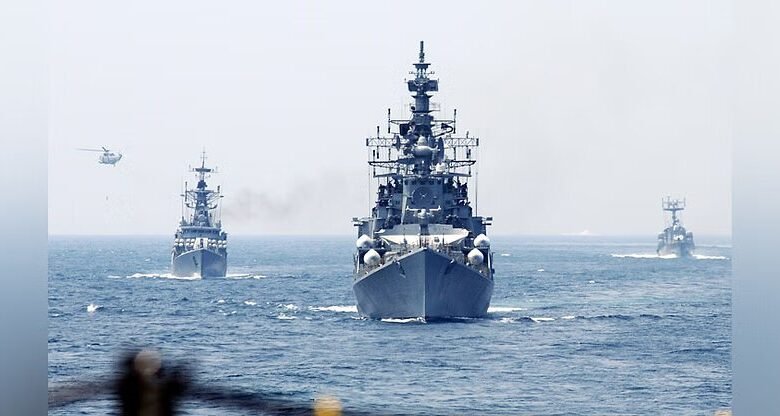 20 Warships, 40 Aircraft, And Marcos Commandos Showcase Naval Prowess On Navy Day