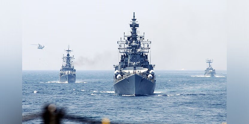 20 Warships, 40 Aircraft, And Marcos Commandos Showcase Naval Prowess On Navy Day