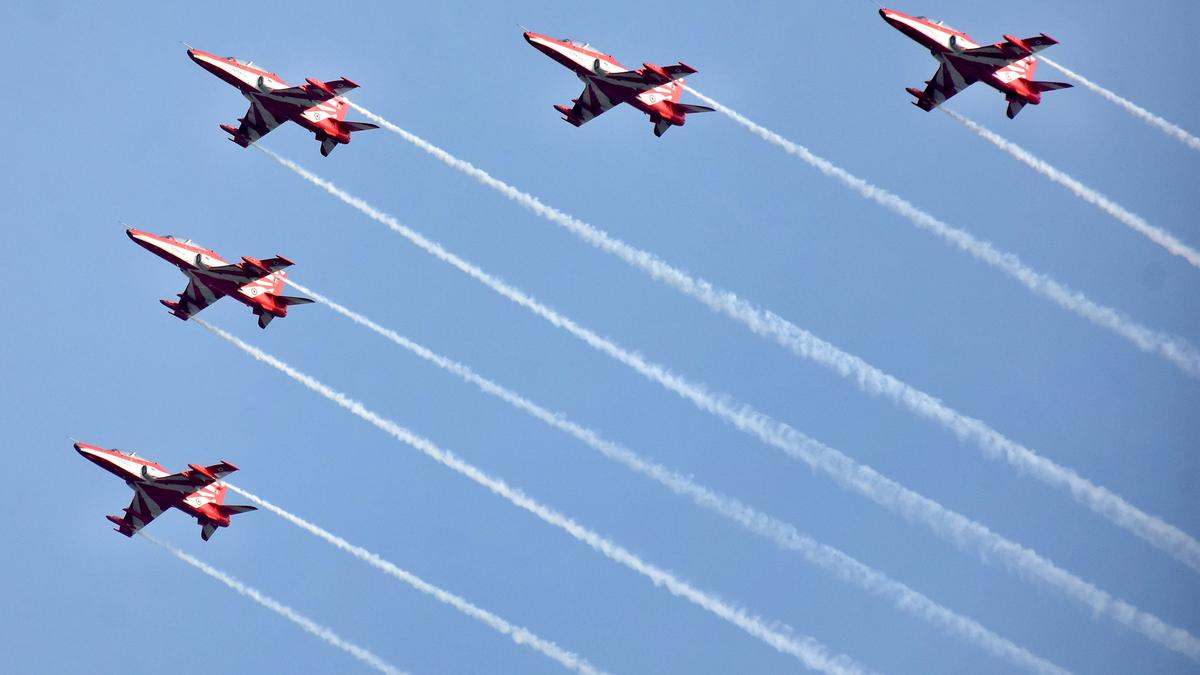 Suryakiran Of Indian Air Force Set To Mesmerize At World Cup Final Airshow