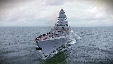 Indian Navy Vigilant: Monitoring Arabian Sea Amid Suspected Drone Threat