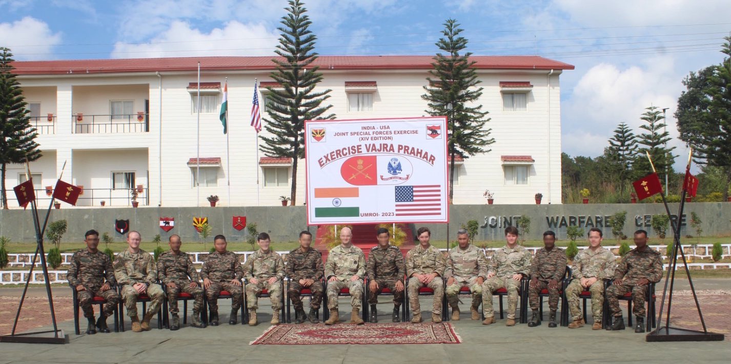 Indo-US Special Forces Conclude "Vajra Prahar" Joint Military Exercise in Meghalaya