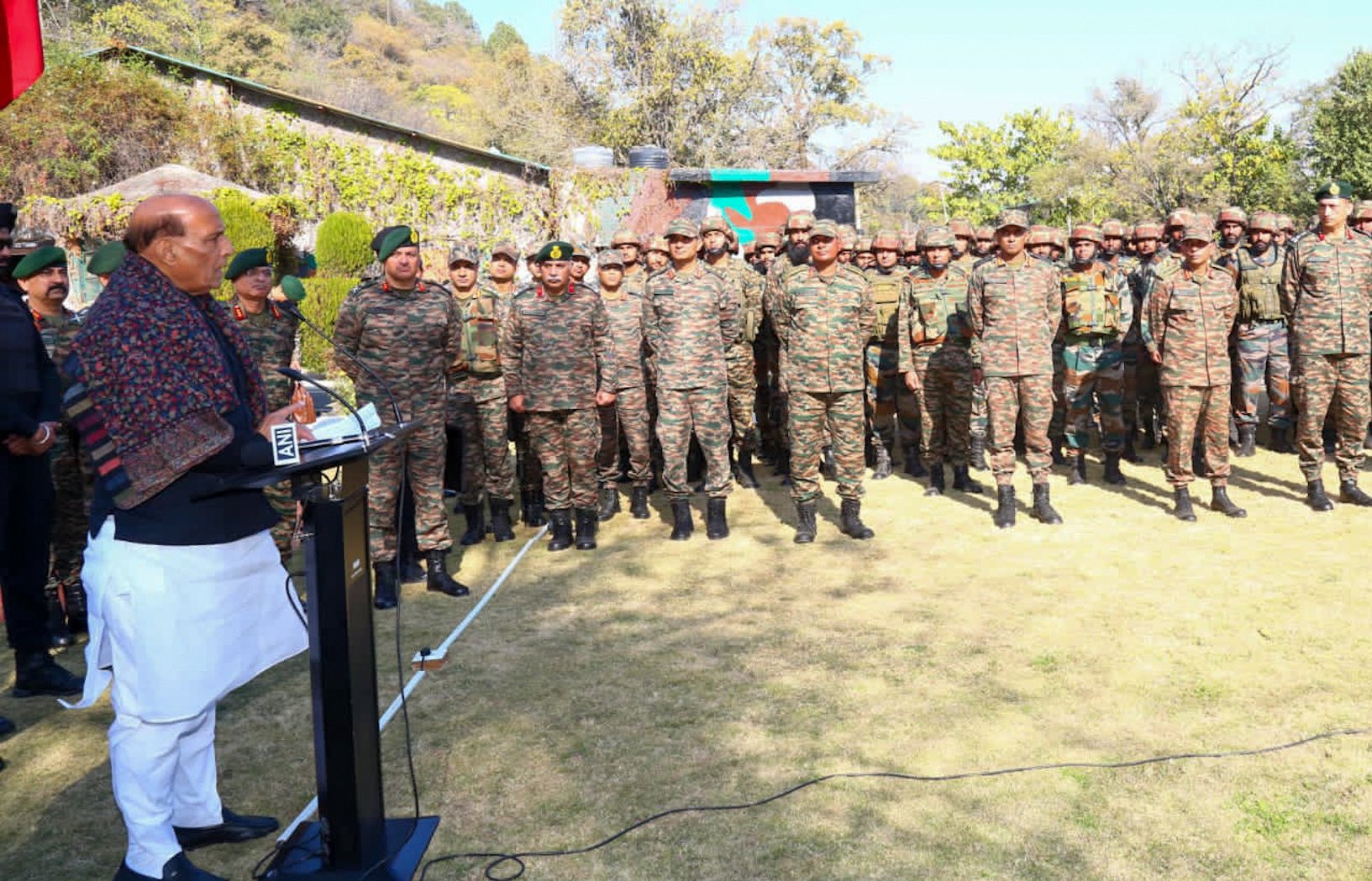 Rajnath Singh Visits Border Areas In J&K, Reviews Security Situation