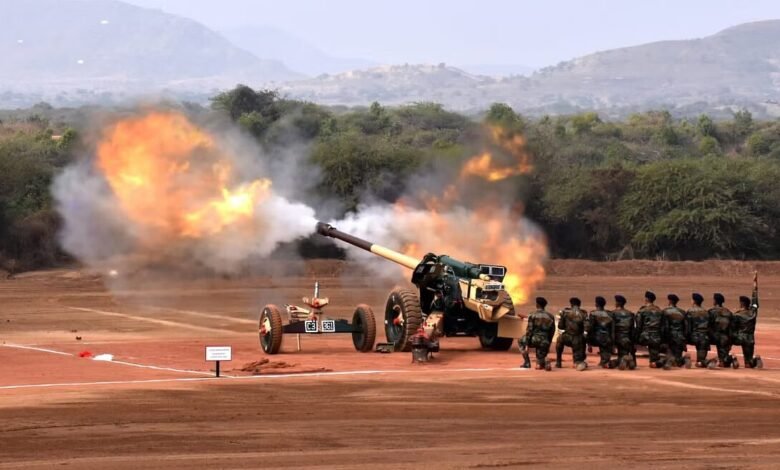 Indian Army Conducts 'Exercise Topchi' Firepower Demonstration At Devlali, Nashik