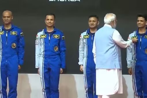 PM Modi Announces Astronaut Team For Gaganyaan Mission, Awards Astronaut Wings