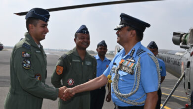 Helicopter Unit Inducted At Air Force Station Thanjavur