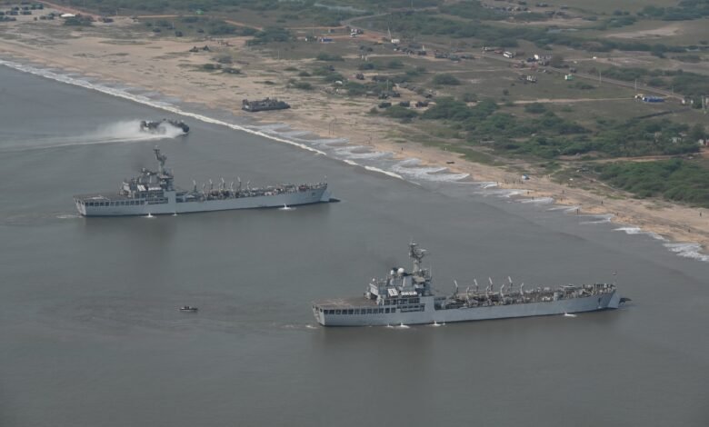 'Exercise Tiger Triumph': India, US Navy Warships Conduct Joint Operations In Kakinada