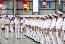 Navy Chief Admiral Dinesh K Tripathi pays a visit to the Southern Naval Command