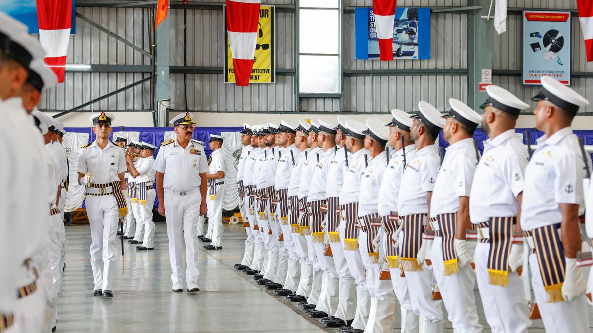 Navy Chief Admiral Dinesh K Tripathi pays a visit to the Southern Naval Command