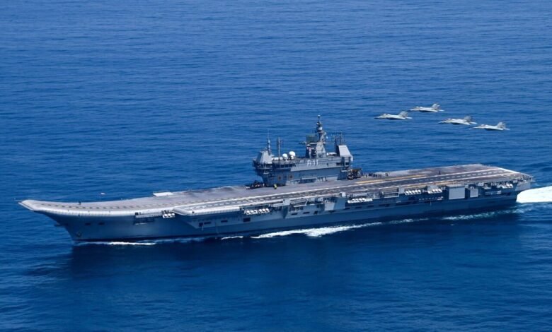Indigenous Aircraft Carrier INS Vikrant Joins Western Fleet Of Indian Navy