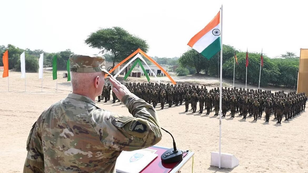 India, US Conduct Joint Military Exercise In Rajasthan