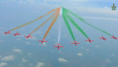 IAF Paints Chennai Sky Blue For 92nd Anniversary