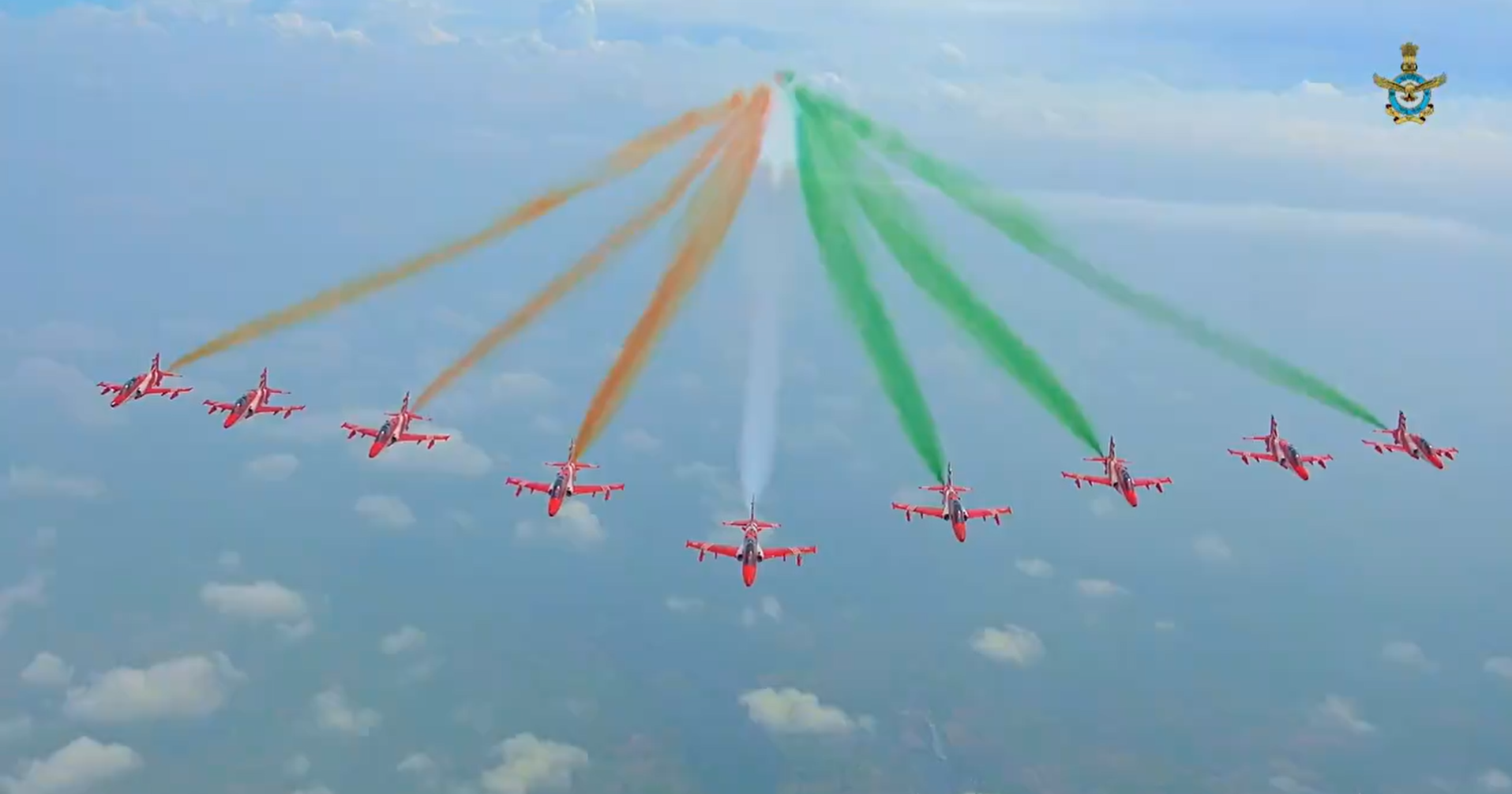 IAF Paints Chennai Sky Blue For 92nd Anniversary