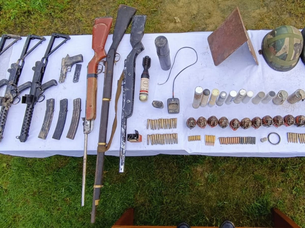 Indian Army Recovers Huge Cache Of Weapons, Ammunition From Manipur