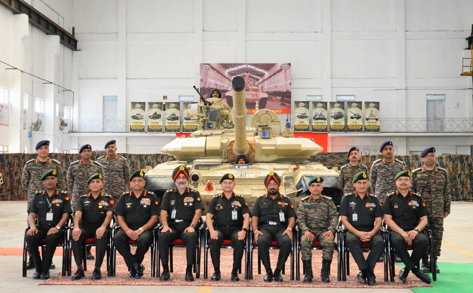 Indian Army Rolls Out First Overhauled 'T-90 Bhishma' Tank