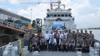 Indian Navy Welcomes INS Androth