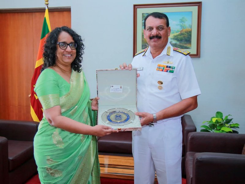 India’s Naval Chief Visits Sri Lanka
